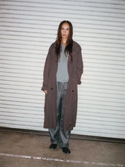 STRIPED WOOL BEACH PANT