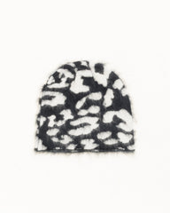 CASHMERE LEOPARD SKULLCAP